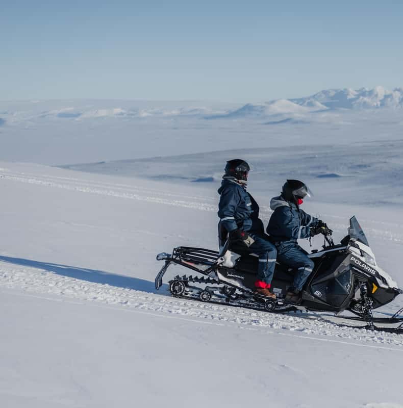 From Gullfoss: Langjokull Glacier Snowmobile Tour